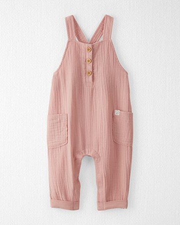 Baby Organic Cotton Gauze Overalls