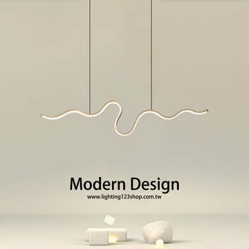 LED 36W 極簡線條吊燈｜F93-40-80452