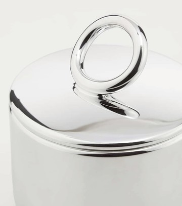 Christofle Vertigo silver-plated sugar bowl by Andrée Putman