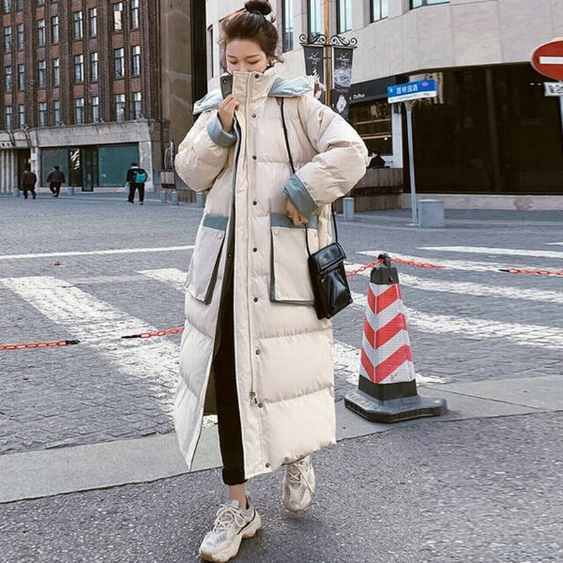 ロングコート ダウンジャケット 超ロング アウター レディース バイカラー シンプル 大人可愛い カジュアル 抜け感 着回し お出かけ アウトドア 秋 冬 通販 Lineポイント最大get Lineショッピング