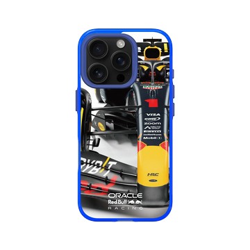 iPhone 16 Pro Clear 激光藍 - Oracle Red Bull Racing - F1 Close up