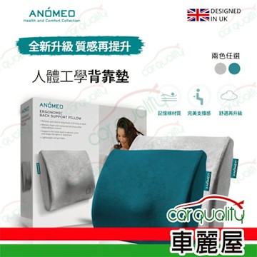 【ANOMEO】人體工學背靠墊(高密度記憶棉) AN2417 潮水綠(車麗屋)
