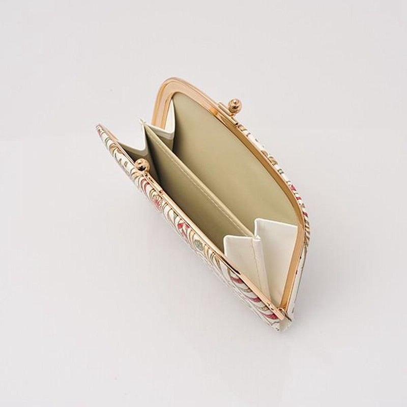 文庫屋大関 リボン柄 がま口 文庫屋大関 がま口財布 リボン柄 リボン