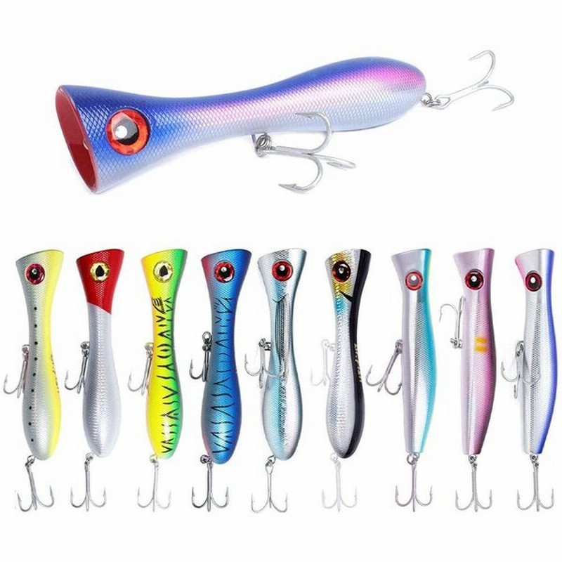 Dr Fish ソルトウォーターgtポッパー釣りルアー トップウォーター Vmcトレブルフック サーフフィッシュング オフショア ビッグゲーム ワイヤスルー ヘビーデュ 通販 Lineポイント最大0 5 Get Lineショッピング