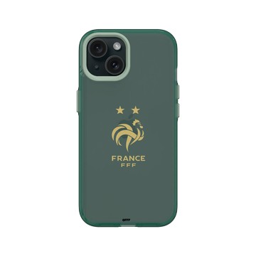 iPhone 15 Clear 憂墨綠 - FFF - Logo - Golden