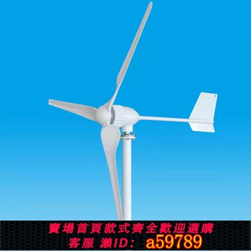 【全網低價 可打統編】800/1000W家用養殖山區小型迷你風機發電機48V96V風光互補發電