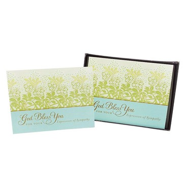 盒卡-上帝保祐您20入【Hallmark-卡片 弔唁感謝】