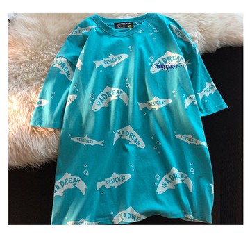 短袖T恤女新款夏季ins潮原宿風寬松顯瘦百搭體恤半袖上衣