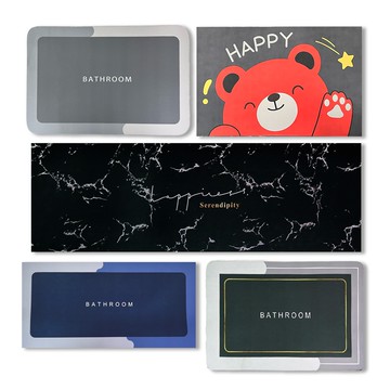 【蝦皮直營】加厚矽藻土軟墊 吸水地墊 軟地墊 踏墊 腳踏墊 硅藻泥軟墊 硅藻土地墊 軟式 地毯 廚房 浴室地墊 防滑