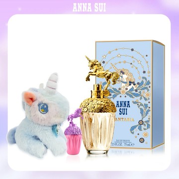 【ANNA SUI】童話獨角獸淡香水75ml(贈夢幻獨角獸吊飾+隨機小香.附紙袋)快速出貨