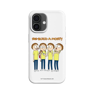 iPhone 16 SolidX 白 - 瑞克和莫蒂 Rick and Morty - 建造一個莫蒂