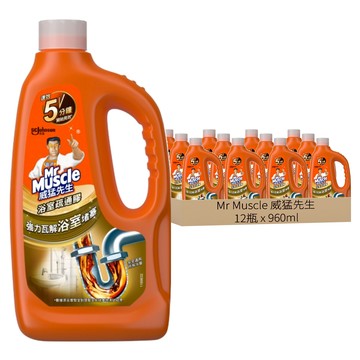 Mr Muscle 威猛先生 浴室強力疏通膠  960ml  12瓶