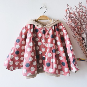 現貨 點點粉精靈斗篷 0-4歲