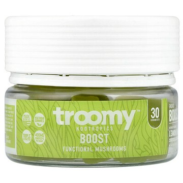Troomy Nootropics, Boost, Functional Mushrooms Gummies, Lemon Lime, 30 Gummies
