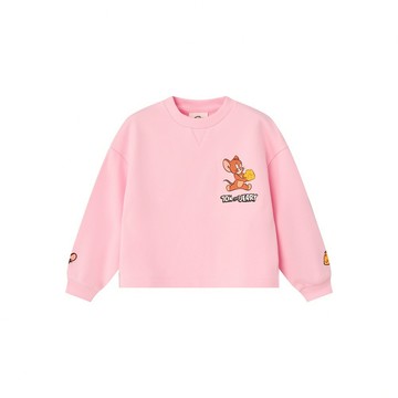 GIORDANO 童裝愛吃起司印花長袖上衣 TOM and JERRY系列 03386608