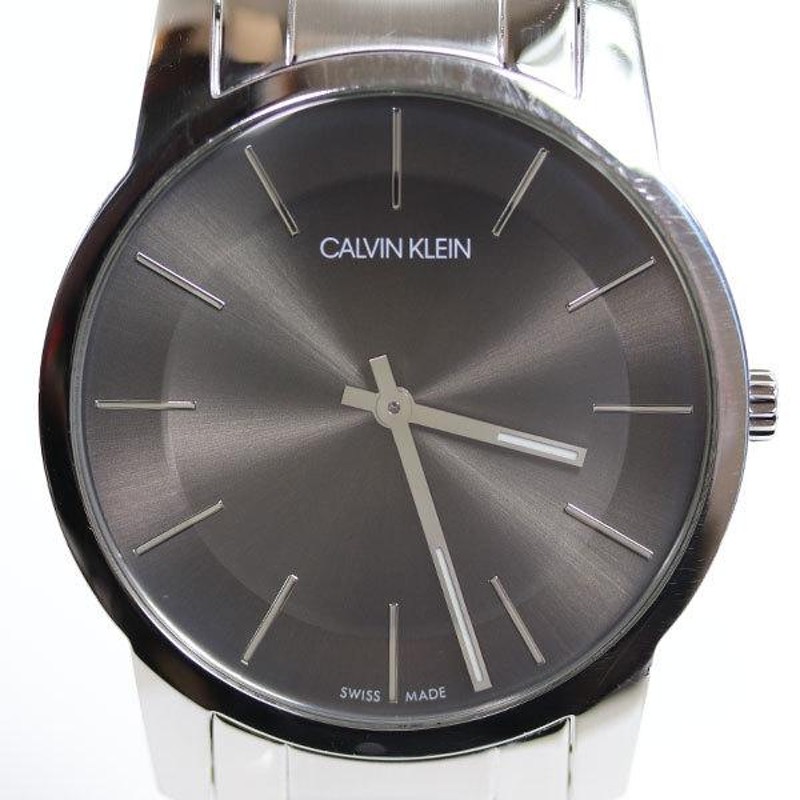 カルバンクライン Calvin Klein Ckメンズ 腕時計 43mm グレー文字盤