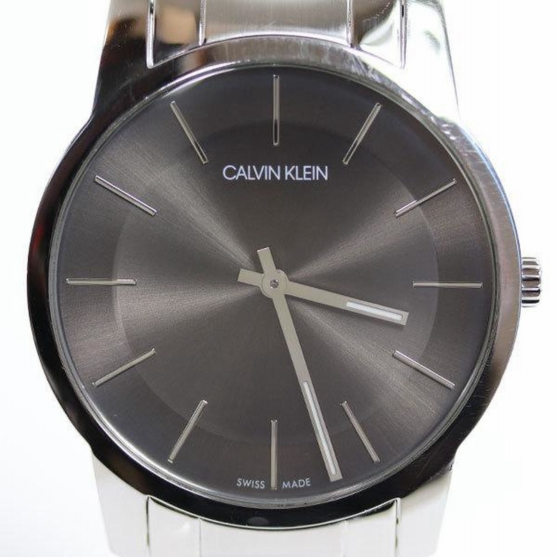 カルバンクライン Calvin Klein Ckメンズ 腕時計 43mm グレー文字盤 ...