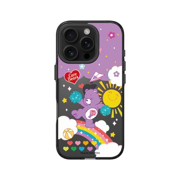 iPhone 16 Pro Clear 酷墨灰 - Care Bears - 跳舞小熊