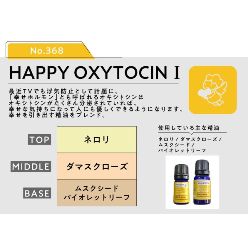 エッセンシャルオイル ハッピー オキシトシン 10ml アロマ &SH +lt3+