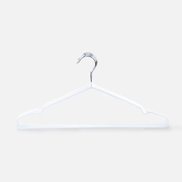 HOUSE DAY 防滑衣架 3mm 白 10入