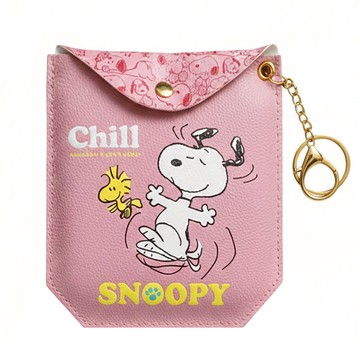 收納王妃 SNOOPY好心情 鎖圈零錢包  不適用  粉紅色