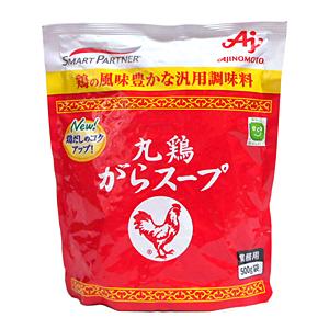 ★まとめ買い★　味の素　丸鶏使用がらスープ（袋入）　５００ｇ　×12個