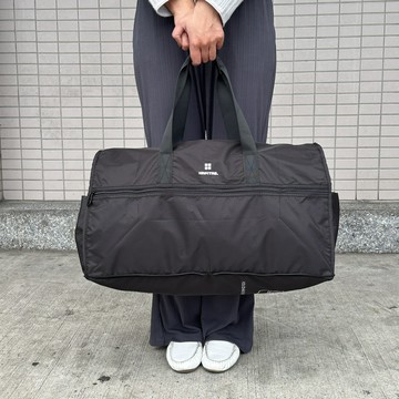 HAPITAS 素面 旅行袋 行李袋 摺疊收納旅行袋 插拉桿旅行袋 HAPI+TAS H0002/H0004 (小/大)