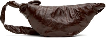 LEMAIRE 棕色中号 Croissant 单肩包