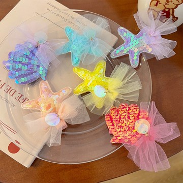 寶寶可愛亮面發夾女童發飾小女孩側邊劉海夾兒童超萌發卡頭飾