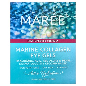 Maree, 海洋膠原蛋白眼凝膠，12 對，1.32 盎司（36 克）