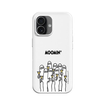 iPhone 17 SolidX 白 - Moomin - 樹精Hattifatteners