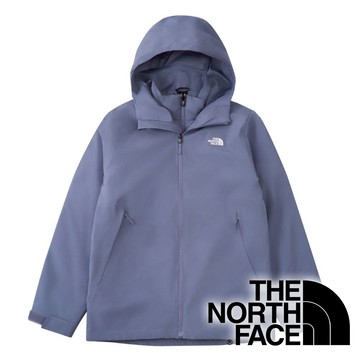 【THE NORTH FACE 美國】男Dryvent兩件式防水軟殼連帽外套『灰』NF0A8FHW