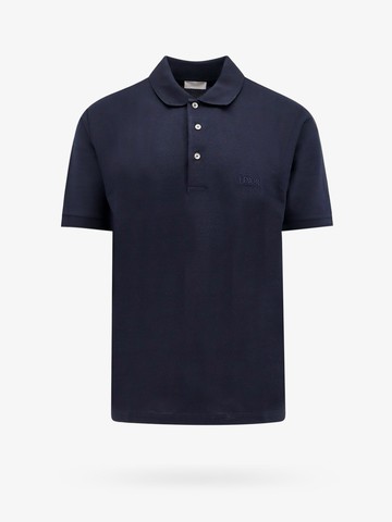 Cotton blend polo shirt with embroidered logo - DIOR - gender_Man