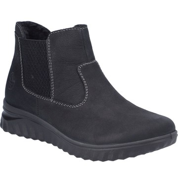 RIEKER BLACK CASUAL CLOSED LADIES MID HEIGHT BOOTS 黑色女款鞋子