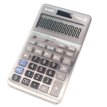 CASIO 卡西歐 JF-120FM 12位數桌上型商用計算機/一台入(促800)【APP滿額下單4%點數(單一帳號最高1500點)】5/31止