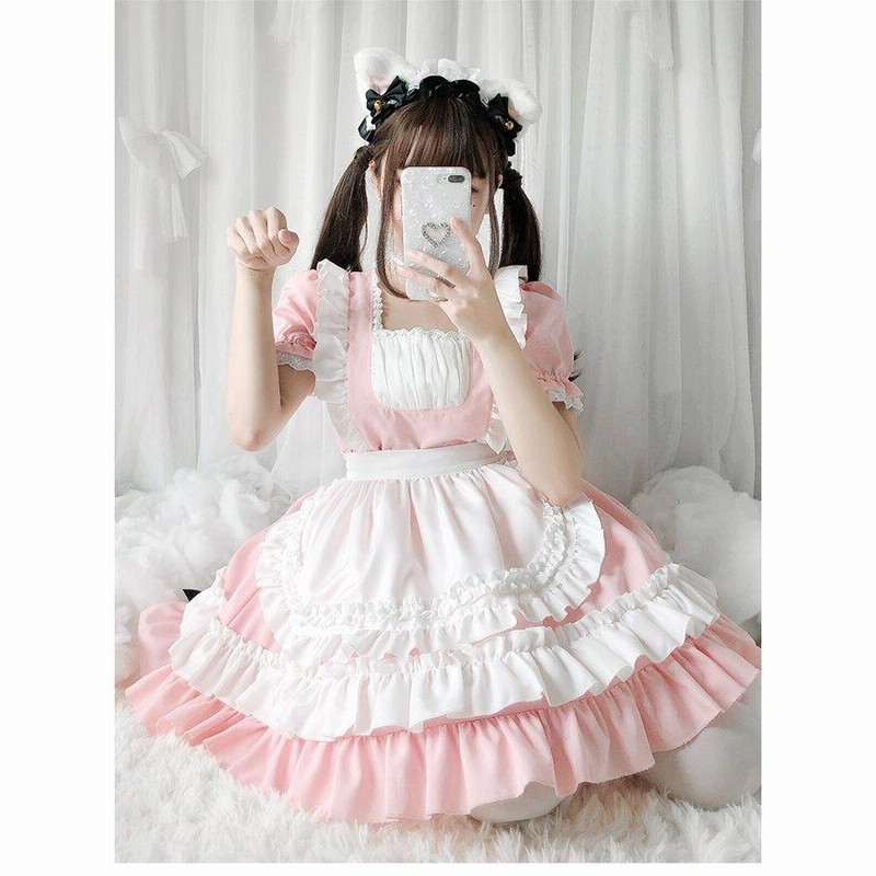ロリータ メイド衣装 ゴシック ロリータ衣装 ゴスロリ 美少女 