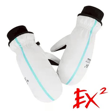 【EX2德國】滑雪保暖手套『白』866076 登山.戶外.露營
