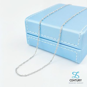 【世紀白金】 Pt950鉑金項鍊 鉑金水波鍊 白金水波鍊 可洗溫泉永不褪色