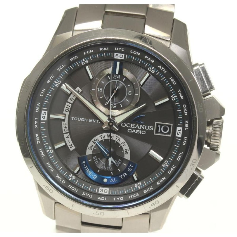 CASIO】カシオ オシアナス OCW-T1000-1AJF ソーラー電波 メンズ ...