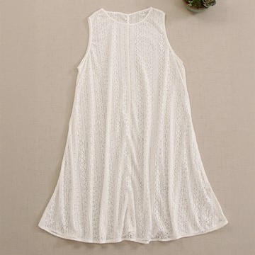 鏤空薄透網紗外搭背心裙255749