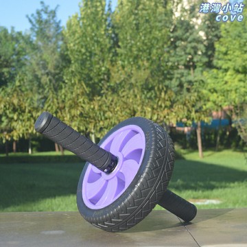 【雙軸承靜音】健腹輪 腹肌輪 收腹輪 健身輪 家用健身器材 實心軸承 防滑手柄 男女通用 居家腹肌訓練 核心力量鍛鍊