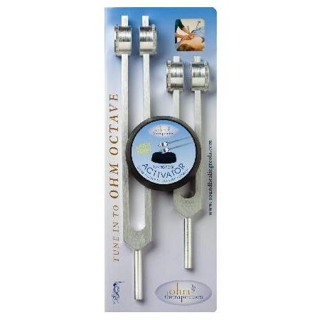 Sound Universe Tuning Fork Ohm Octave With Activator Set by Sound Universe