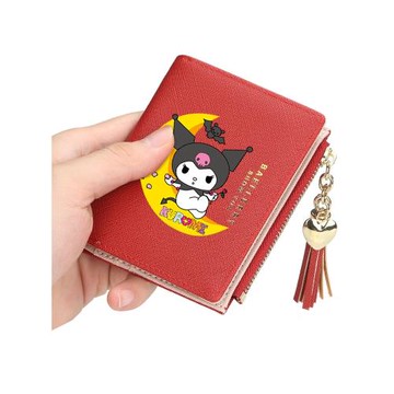 庫洛米錢包女款學韓潮少年兒童生日禮物可愛動漫卡包小錢夾零錢包