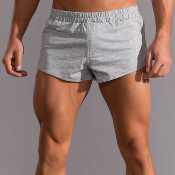Jogger Elastic Waist Mens Fitness Capris彈力男子健身三分褲
