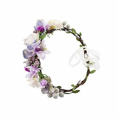 Fairy Ever ブライダル 花かんむり ウェディング ヘッドドレス 新婦人 花冠 婚式 髪飾 通販 Lineポイント最大get Lineショッピング
