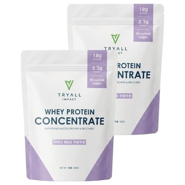 TRYALL 濃縮乳清蛋白粉  500g  2包