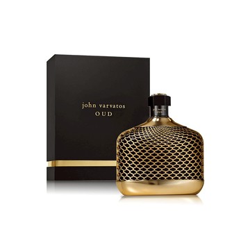 【盒損瑕疵】紐約男裝品牌 john varvatos OUD 黑金烏木男性淡香精 125ML