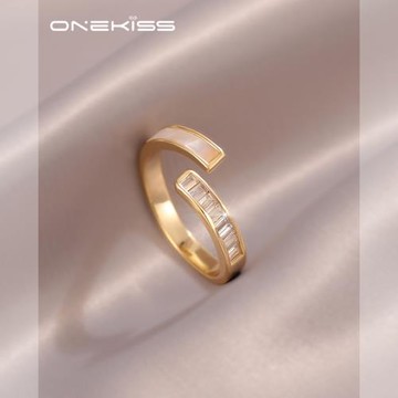 貝殼戒指女2025新款爆款設計小眾高級感輕奢情侶時尚個性開口指環