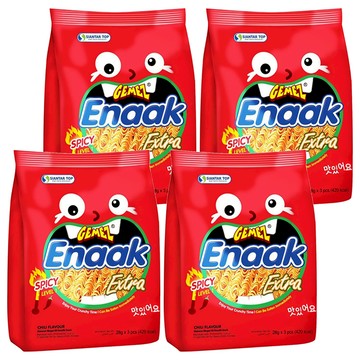 GEMEZ Enaak 韓式小雞麵 辣味 3包  84g  4袋