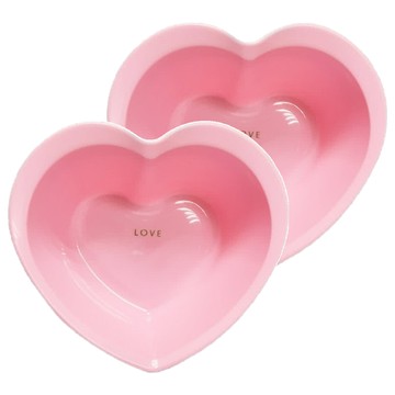 Maximum 美仕家 Q心水盆  粉色  2個